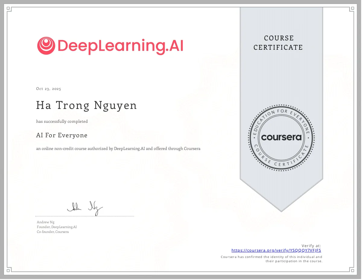 AI For Everyone