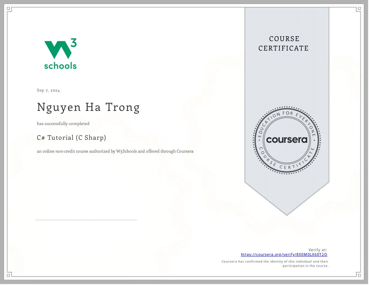 C# Tutorial (C Sharp)